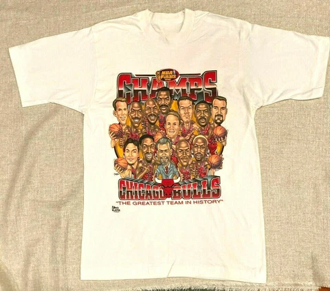 Chicago Bulls T Shirt 1996 Nba champs Team In History Gift Fan Unisex Cover