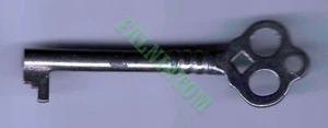 Llave esqueleto barril hueco vintage - aproximadamente 3" de largo - Imagen 1 de 1