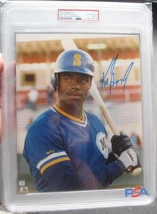Ken Griffey Jr Mariners Vintage Rookie Era signed 8x10 photo PSA/DNA auto Slab - Picture 1 of 3