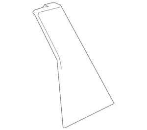 Genuine 2019-2021 Acura RDX - Garnish Assembly R Rear Door Pillar 72721tjba01 - Picture 1 of 2