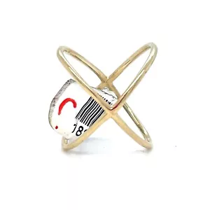 14kt Gelbgold Ring Infinity X offen 2,40g Größe 7 - Bild 1 von 3