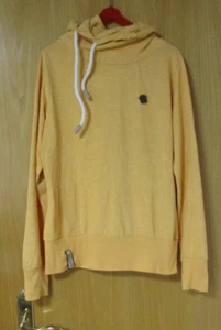 NAKETANO; gelber Sweat-Pullover Hoodie mit Mütze in Größe M 40/42 - Bild 1 von 13