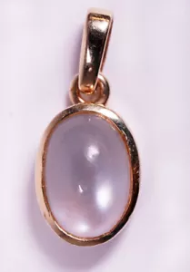Design Mondstein Anhänger aus 585 Gold im Cabochon - Danish Stil - Bild 1 von 4