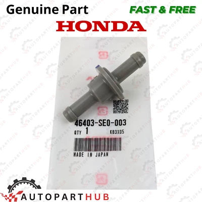 Genuine Honda Acura Accord Integra Brake Booster Vacuum Check Valve 46403SE0003 - Image 1 of 4