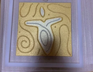 Andy Lakey Gold Angel Painting Original Acrylic Painting - Picture 1 of 5