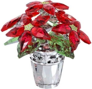 POINSETTIA CRISTALLO SWAROVSKI GRANDE 1139997 PENNINO FIORI ROSSO NATALE - Foto 1 di 1