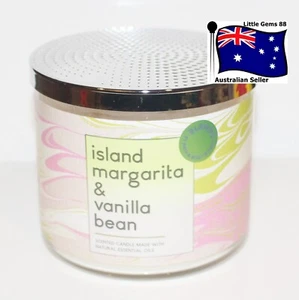 BATH & BODY WORKS CANDLE Island Margarita & Vanilla Bean 3 WICKS 14.5OZ - Picture 1 of 1