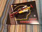 Josef Newgarden Indianapolis Indy 500 Signed Car Promo Card Autographed 2023 v2