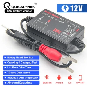 BM2 12V Car Battery Monitor Bluetooth Car Battery Tester Battery Diagnostic Tool - Bild 1 von 16