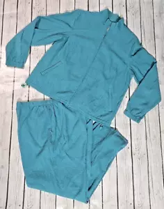 ORVIS Damen Vintage Aqua Grün Jacke & Hose Trainingsanzug Set Large Petite LP - Bild 1 von 12