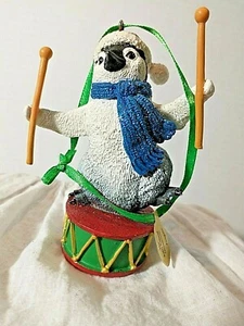 VINTAGE DANBURY COME NUOVO "PENGUINO" BABY ANIMAL ORNAMENTO COLLEZIONE ALTEZZA 3,5" - Foto 1 di 5