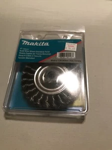 Makita 4 Zoll geknotete Twist Draht Radbürste - Bild 1 von 6