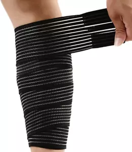 Elastic Lower Leg Calf Compression Support Bandage Sleeve Wrap for Women and Man - Picture 1 of 12