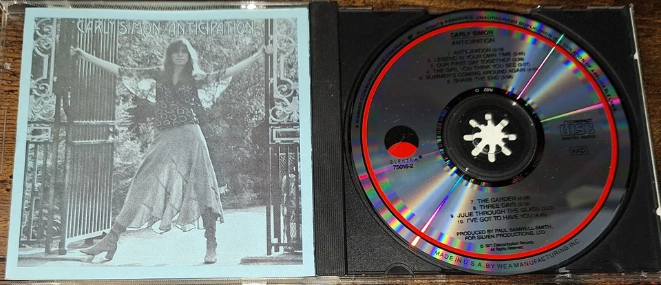 CARLY SIMON - ANTICIPATION CD US-Pressung - Bild 1 von 2