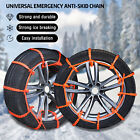 10pcs Winter Anti-skid Chains For Car Snow Mud Wheel Tyre Thickened Tire Tendon