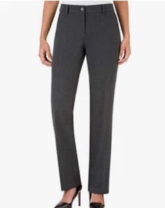 Hilary Radley Ladies' Dress Pant Grey 8 - Picture 1 of 5