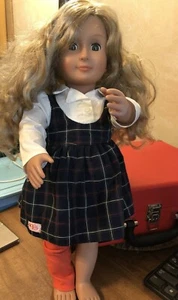 Our Generation Puppe blonde/braune Haare braune Augen Battat H18000-02 mit Outfit - Bild 1 von 5