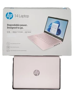 HP Stream 14" HD BrightView Laptop, Intel Celeron N4120, 16GB RAM, 64GB Storage - Picture 1 of 8