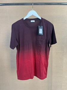 Saint Laurent Paris , Degrade T-Shirt in Degrade Burgundy, Red BNWT XS - Picture 1 of 12