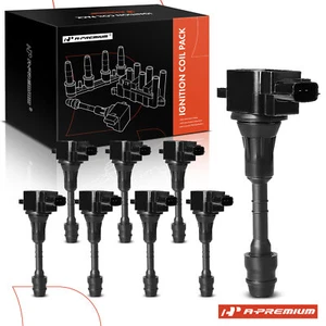 A-Premium 8PCS Ignition Coils for Infiniti Q45 M45 FX45 02-10 4.5L VK45DE UF-482 - Picture 1 of 9