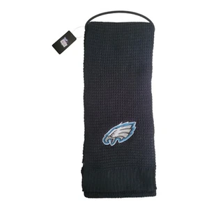 Neu Philadelphia Eagles NFL Little Earth schwarz Waffel Schal Unisex 75"×7,5" - Bild 1 von 6