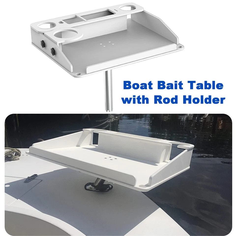 SUVWINNER Mesa de Cebo para Barco/Mesa de Filete para Barco/Tabla de Cortar para Barco con Soporte para Varilla Foto 1 de 4