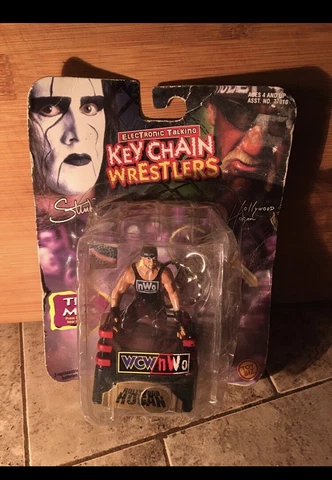 1998 WCW NWO Hollywood Hogan Key Chain Wrestlers Electronic Hulk Hogan Toy Keys Cover