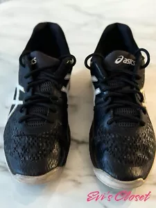 Asics Sky Elite FF MT Black Gold Sneakers Size 7.5 Basketball Court Performance - Picture 1 of 10