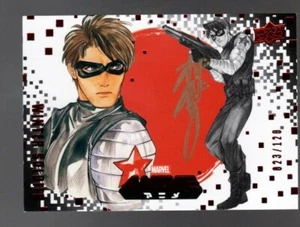 2020 Marvel Anime Peach Momoko Winter Soldier autographed card 023/120 - Picture 1 of 1