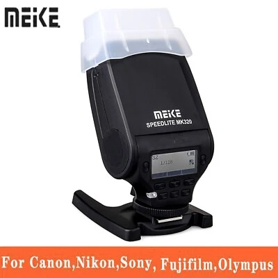 MEIKE MK-320 TTL HSS Master Flash Speedlite For Sony/Panasonic/Fujifilm/Nikon - image 1 of 4