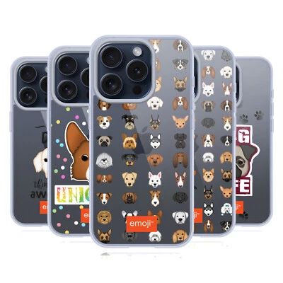 emoji® DOGS SOFT GEL CASE FOR APPLE iPHONE PHONES - Image 1 of 4