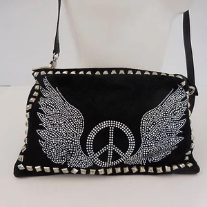 Sac à main bandoulière noir métal femme vintage - Imagen 1 de 12