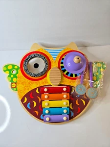 Musical Owl Toy Alex Percussion Multi Colored Wooden Learning Toy - Picture 1 of 6
