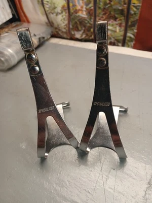 Pinzas para puntera de bicicleta de carretera vintage especializadas hechas en Italia Foto 1 de 4