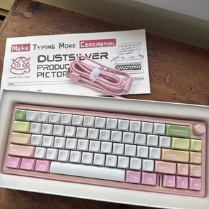 Dustsilver Mechanische Tastatur Peach Oolong - Bild 1 von 3