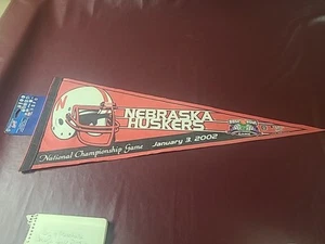 Nebraska Huskers Go Big rot - College Sport Wimpel 3. Januar 2002 - Bild 1 von 5