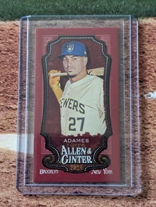 2024 Topps Allen & Ginter X Willy Adames Red Mini 1/5 Brewers Giants - Picture 1 of 3