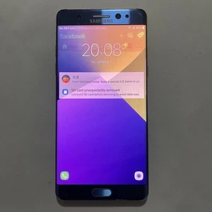 Original Used Phone For Samsung Galaxy SM-N930F 64GB Unlocked Blue - Afbeelding 1 van 22