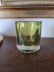 Farg Form Candle Tea Light Holder Sweden Green Glass Mid Century Modern - Picture 1 of 5