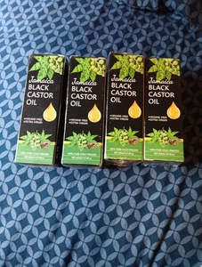 4 pack Jamaican Black Castor Oil, Castor Oil 1.14 Fl. Oz. 30ml Exp 09/27 - Picture 1 of 3