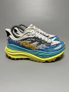 Scarpe da trail running US 5,5B Hoka One One Stinson 7 bianche sera primula Wmns - Foto 1 di 22