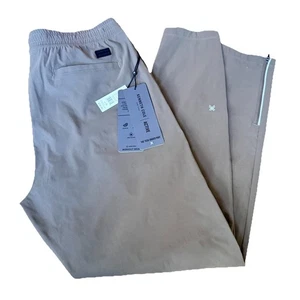 Kenneth Cole Active Tech Jogger Caviglia Zip XL Leggero Riflettente Nomad Khaki - Foto 1 di 8
