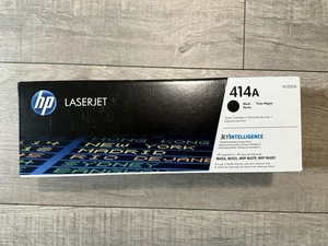 HP 414A Black Original LaserJet Toner Cartridge, ~2,400 pages, W2020A - Picture 1 of 3