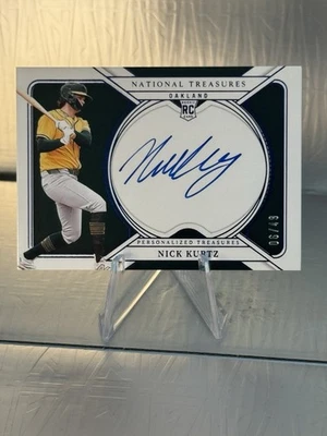 2025 National Treasures Personalized Treasures Nick Kurtz /49 - Oakland - Image 1 of 4