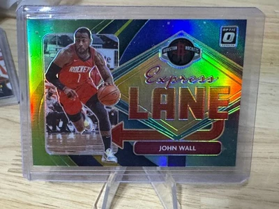 2020-21 Optic Basketball Express Lane Prizm #16 John Wall Holo #'d /149 Rockets — 第 1/3 张图片