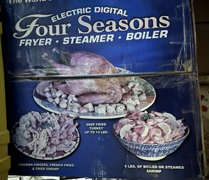 Masterbuilt Electric Indoor  28Qt Turkey Seafood Chicken Fryer Steamer Boiler - Picture 1 of 1