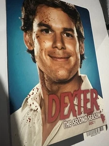 Dexter Temporada 2 Disco 1 BLOCKBUSTER DVD TARJETA DE RESPALDO SOLO 5.5"X8" - Imagen 1 de 1