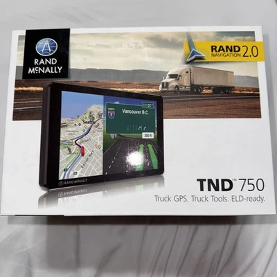Rand McNally TND750 7 inch Truck GPS Navigator - Black - Image 1 of 4