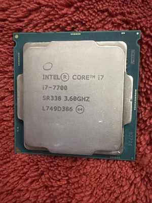 Intel Core I7 7700 Processor (3.60 GHz, 4 Cores, FCLGA1151) - SR338 - Image 1 of 2