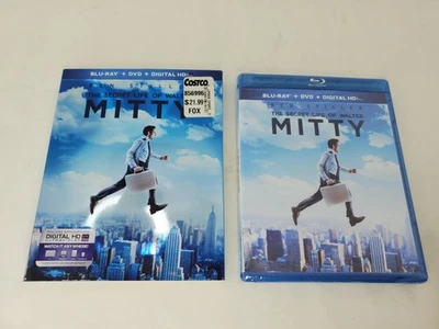 The Secret Life of Walter Mitty (Blu-ray/DVD, 2014, 2-Disc Set) New + Slipcover  Foto 1 de 4